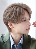 オーシャントーキョー サニー 原宿(OCEAN TOKYO Sunny)&nbsp;ハイトーンカラーフェザーパーマニュアンスパーマセンターパート
