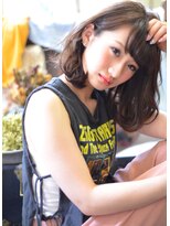 ロイジー(roijir)&nbsp;roijir☆斜めバングxブルージュxボルドーxクラシカルxワンレン