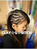 仙台コーンロー 編み込み キッズダンス エクステヘアセット