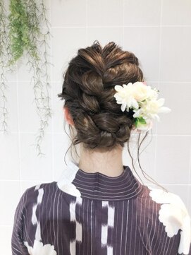 アルクバイネオリーブ 荻窪店(arc by neolive) 浴衣編み込みスタイル☆arc by neolive 荻窪