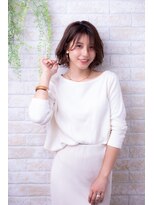 ヘアーアートシフォン 池袋西口店(Hair art chiffon)&nbsp;マッシュ丸みショートナチュラルボブインナーカラーボブディ