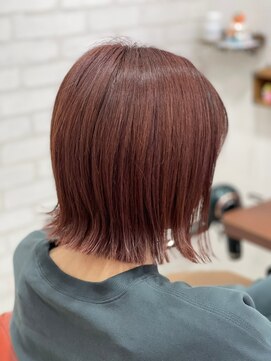 サロン ド シェモア(salon de CHEZ MOI) 外ハネボブ×アイスピンク