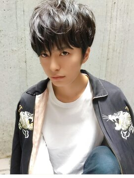 クーエフー(coo et fuu) ソフトツーブロックのバブルマッシュ 短髪 オシャレ感