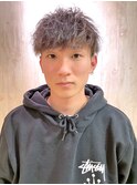 ツイストパーマ乾かすだけで束感セット1分