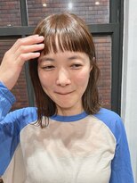 アバウトヘアーラボ(about hair labo) オン眉で大人可愛く