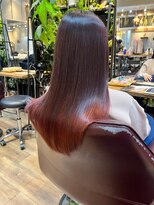 リィリ バイ ロダット 横浜(rili by LODAT)&nbsp;ぴんくグラデーションストレート【rili横浜】