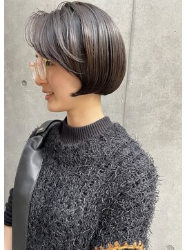 エッセンス(THE ESSENCE) French切りっぱなしボブエアリーロング美髪ピンクブラウン