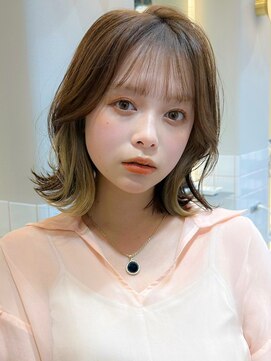 シーシンジュク 新宿南口(Sea shinjuku) 韓国風前髪×チョコレートカラー【髪質改善/新宿/大人ガーリー】