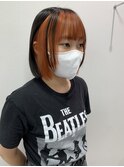 《畑中結衣》フェイスフレーミング/デザインカラー/オレンジ