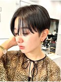 30代40代大人女性/前髪ありショートボブ/ショートヘア/髪質改善