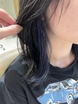 バブ バイネオリーブ(Bab by neolive)&nbsp;インナーカラー☆ネイビーブルー