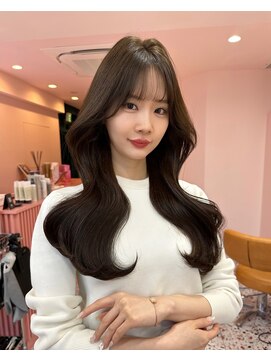 ボタン シブヤ(VOTAN SHIBUYA) 韓国ヘア/くびれヘア/顔まわりカット/前髪あり/シースルーバング