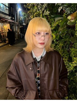 キイ 原宿 表参道(K.e.y) ハイトーン／ダブルカラー／ブロンドヘア