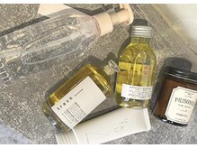 《　スタイリング剤も肌に優しいオーガニックなものを　》