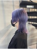 中性ウルフ×パープル