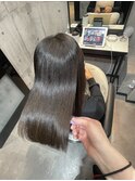 髪質改善　艶カラー