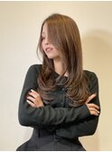 おとなレイヤースタイルセミロング