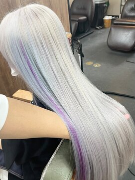 いろあそび 八王子 ホワイト×バイオレット