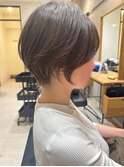 アッシュカラー×大人ショート ボブ