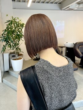 マセナ(Masena) 韓国風ミルクティー×タッセルボブ