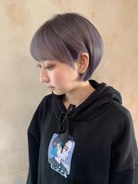 ルチア ヘア ステラ 京都店(Lucia hair stella)&nbsp;ショートヘア/ラベンダーカラー/ハイトーン/京都/河原町/学割U24