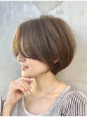 前髪長めショート/大人ショート/青山表参道/20代30代40代