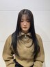 前髪・顔周りストレート+前髪カット+髪質改善TR ￥13,000→￥12,000