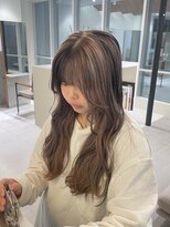 ローレンアオ(LOREN AO)&nbsp;【LOREN AO】ローライトデザイン/ミルクティーベージュ/ブリーチ