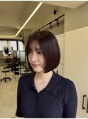 顔まわりレイヤーボブ【三國麗奈】