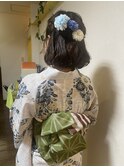 ハーフアップでも可愛い