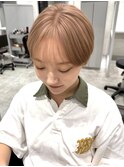 ★20代30代40代ミルクティーベージュマッシュショート梅田