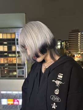 ロテ 名古屋 名駅店(Lote.) ミディアムヘア/暗めカラー/グランマッシュ