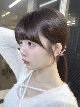 アイトーキョーエス 渋谷(AI TOKYO S) レイヤーカット/前髪カット/顔まわり/似合わせカット/髪質改善