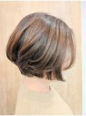 小林/オークルベージュ/ボブショート30代40代50代