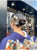 振袖ヘア 振袖ヘアアレンジ タイトヘア アップスタイル