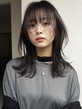 ネハス 名古屋栄店(nehus.) ウルフカット/レイヤーカット/ブリーチなしカラー/カット