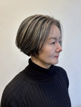 シズク(sizuk) ショート×コントラストハイライト