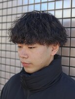 ハニー(HONEY)&nbsp;波巻きスパイラルパーマ/波巻きパーマ/岡崎メンズパーマ