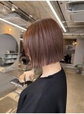 切りっぱなしボブ