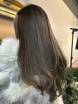 レブ 四条烏丸(Reb,)&nbsp;オリーブベージュレイヤーカット京都ブリーチなしダブルカラー