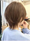 ミニウルフ静岡ウルフショートウルフレイヤー静岡ショートボブ