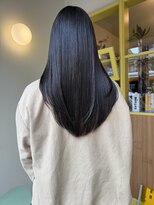 ヒントステーション(HINTSTATION)&nbsp;〈浅草 半個室〉グレーブラウン×艶増しロング