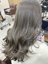 ネウィ 宮崎店(newi)&nbsp;透明感グレージュ×韓国風くびれロング