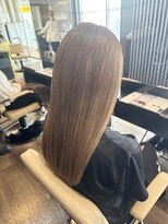 スタイル 皆実店(STYLE) ベージュ/ロング/ハイライト/トリートメント/髪質改善