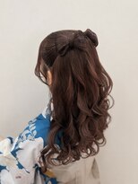 アヴァンス 光明池店(AVANCE.)&nbsp;リボンハーフアップ
