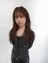ジーナ オモテサンドウ(XENA)&nbsp;ミルクティーブラウン×レイヤーカット