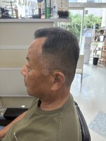 サポート 東船橋店&nbsp;高め刈り上げのグレイヘア