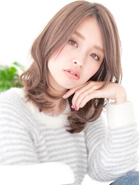 パティオン(PATIONN) グレージュカラーが可愛い☆ルーズゆる巻きくびれミディアム☆