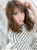 フェミニン&ガーリー♪リッチカールミディa