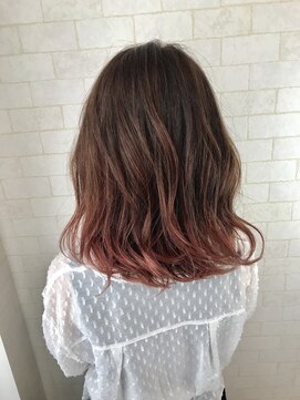 アルマヘア(Alma hair) ピンク★グラデーション